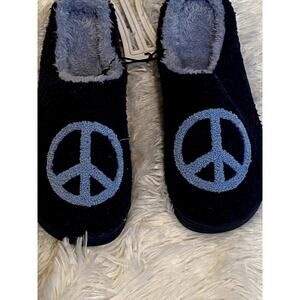 Jenni by Jennifer Moore Blue Peace Slippers - Size Various (NWT)